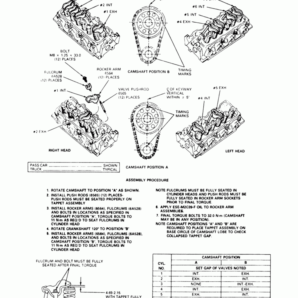 01 Ford Ranger 3 0 Firing Order Wiring And Printable