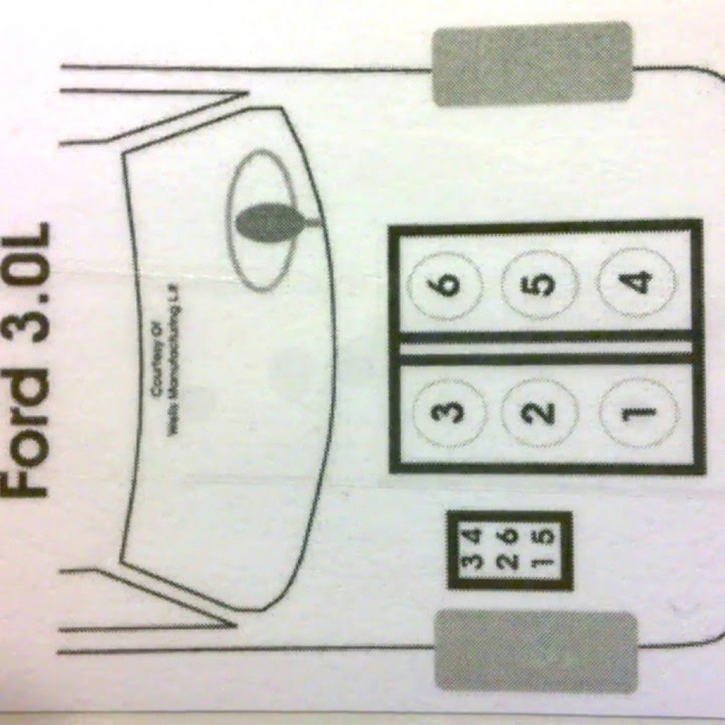 03 Ford Escape 3 0 Firing Order Wiring And Printable