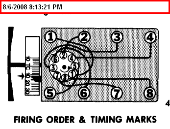 1974 Ford F100 Firing Order with A 302 Motor timing