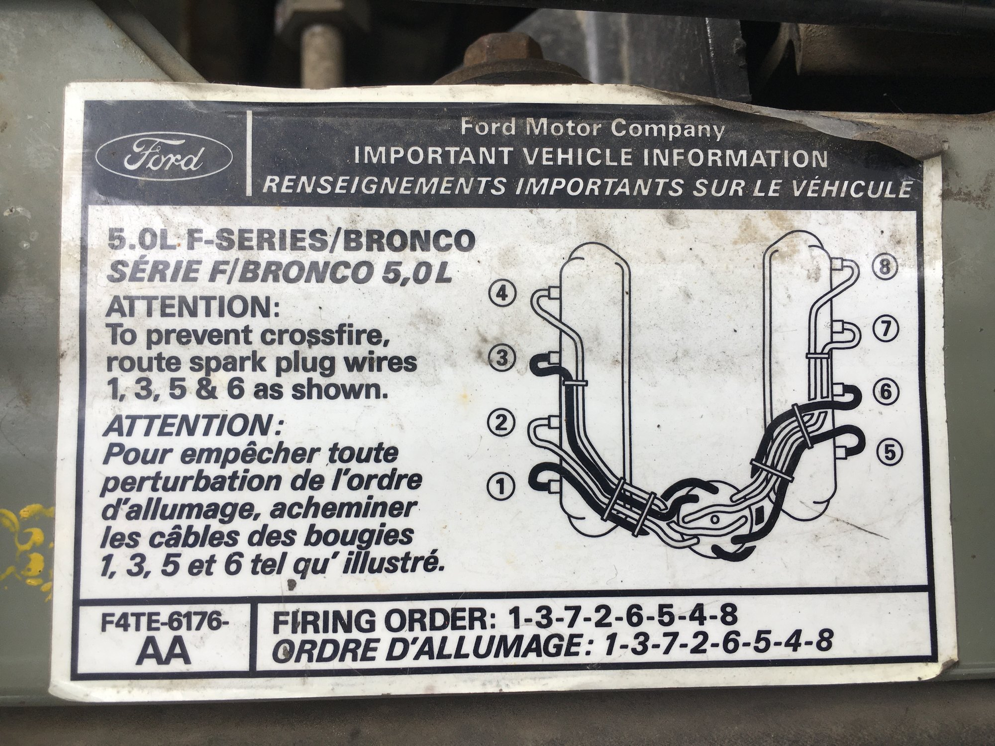 1980 Ford 302 Firing Order Ford Firing Order