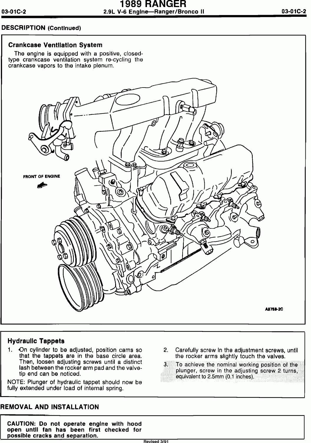 1990 Ford Ranger 2 9 Firing Order Ford Firing Order