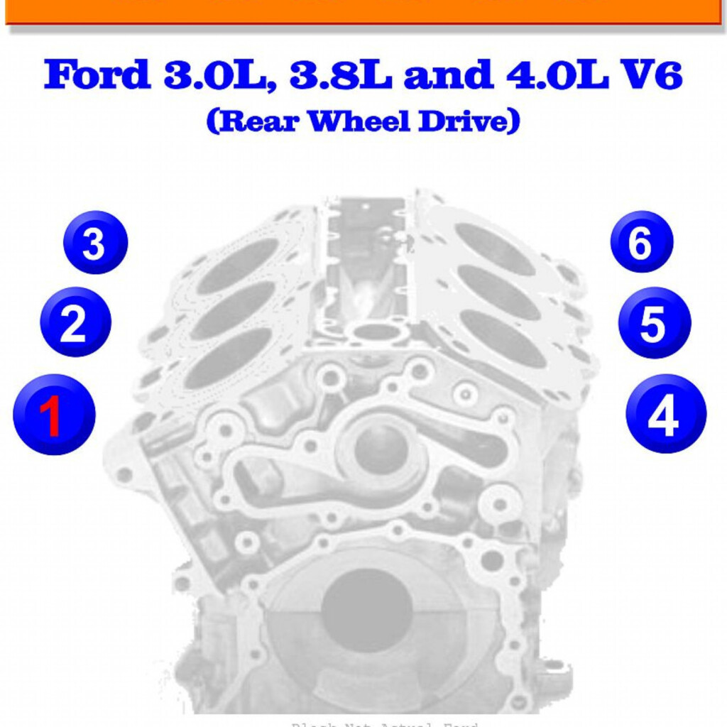 2001 2003 F150 4 2 V6 Spark Plugs And Wires How To Ford Firing Order 