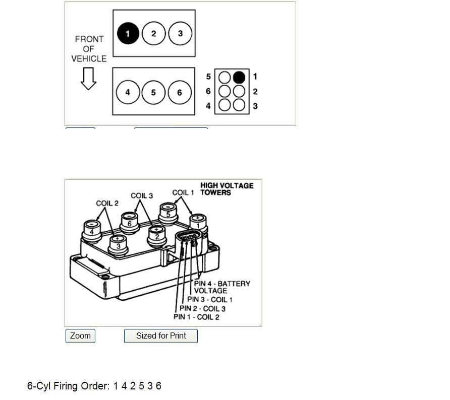 2001 Ford Ranger 3 0 Firing Order Diagram