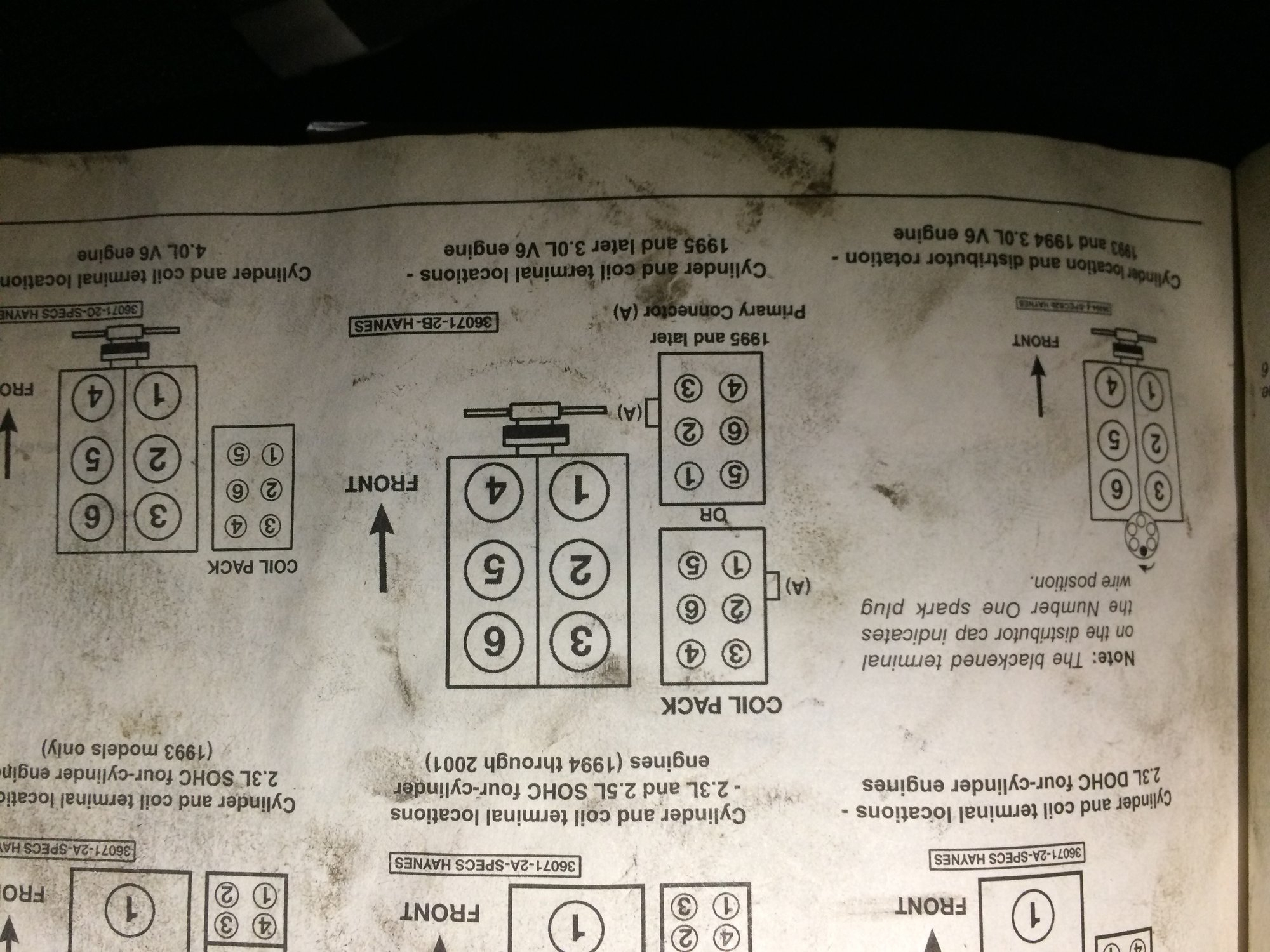 2001 Ford Ranger 3 0 L Firing Order Wiring And Printable