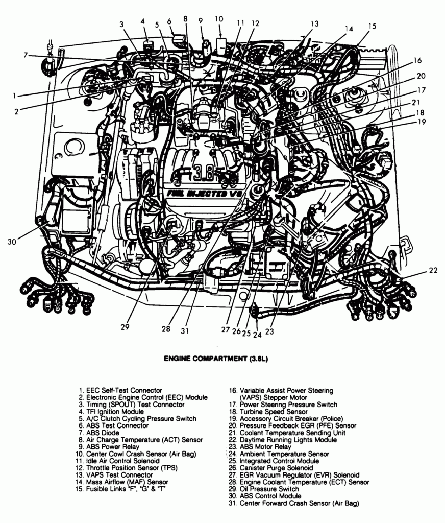 2002 Ford Taurus 3 0 Dohc Firing Order Wiring And Printable