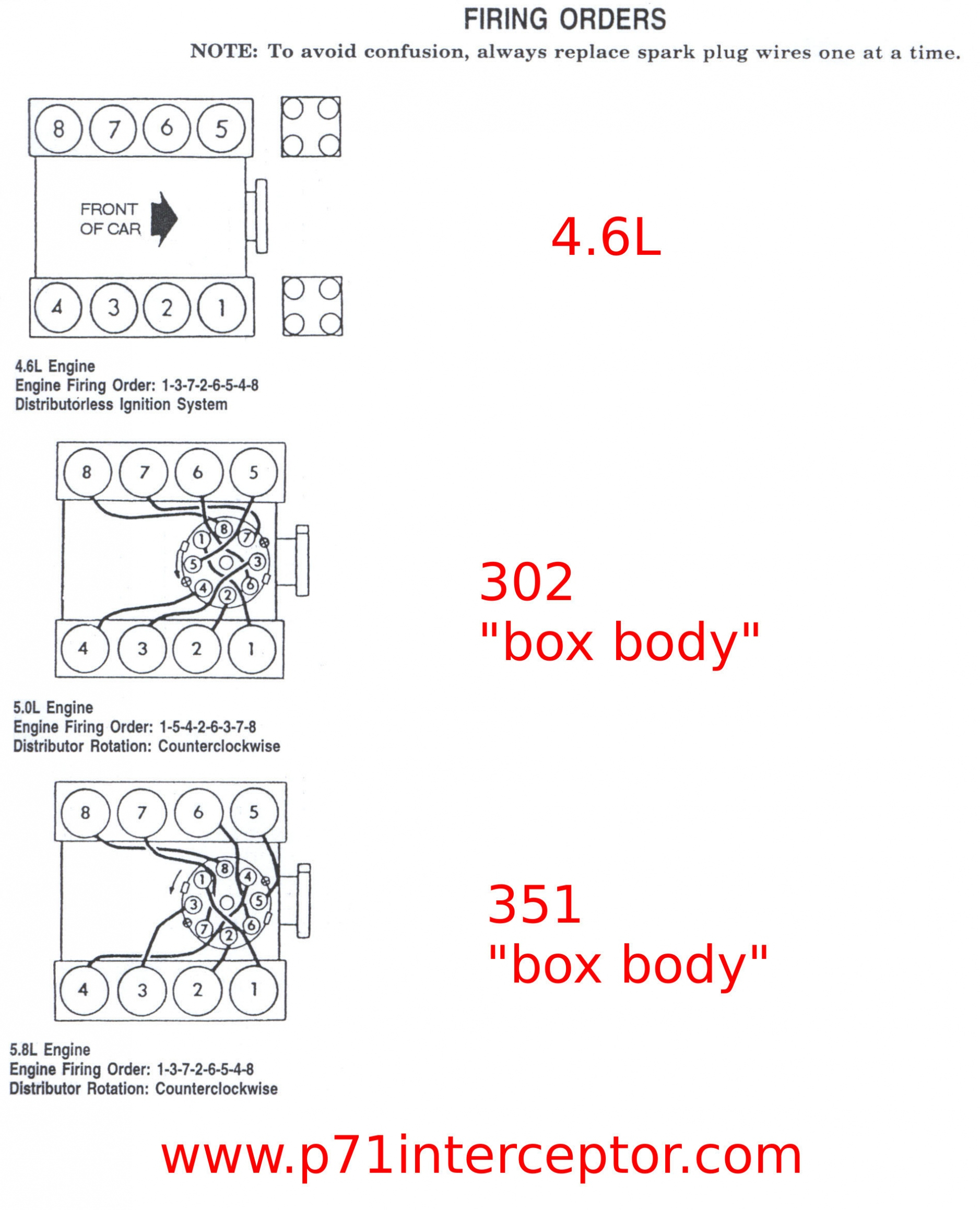 2003 Ford Mustang V6 Firing Order Ford Firing Order