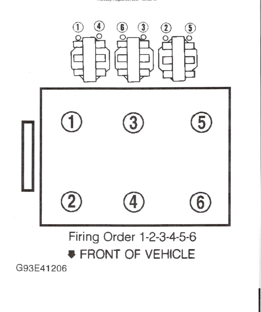 2007 Ford 500 Firing Order Ford Firing Order