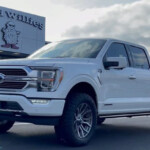 2021 Ford F150 Limited Covert Edition Leveled On 34s Star White