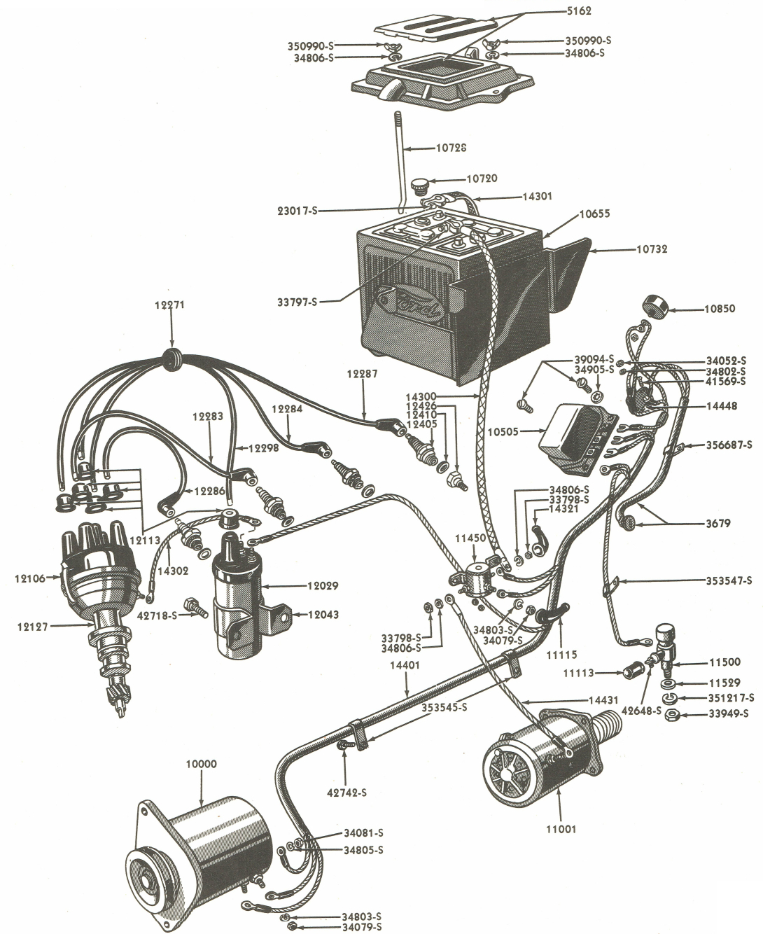 Firing Order For 1953 Ford Jubilee Tractor Ford Firing Order