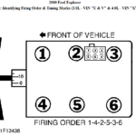 Firing Order For 2000 Ford Explorer 4WD 4 0 Liter V 6 VIN quot X quot 1 4 2 5 3