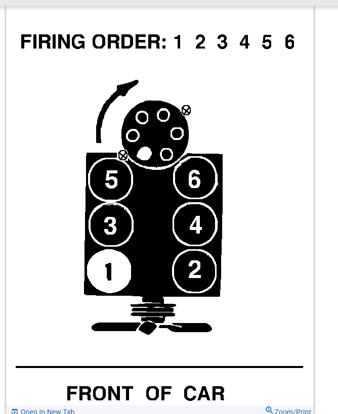 Firing Order I 39 m Trying To Find The Firing Order For The 