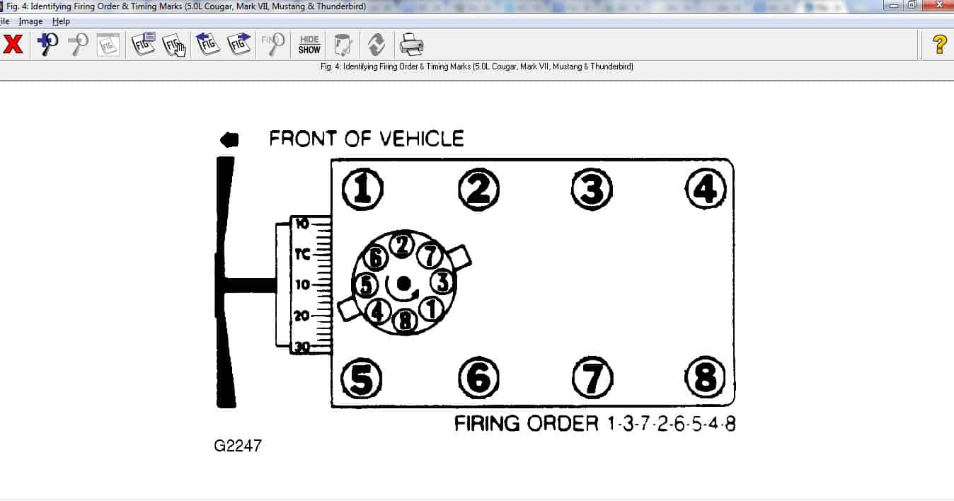 Ford 6 7 Firing Order Ford Firing Order