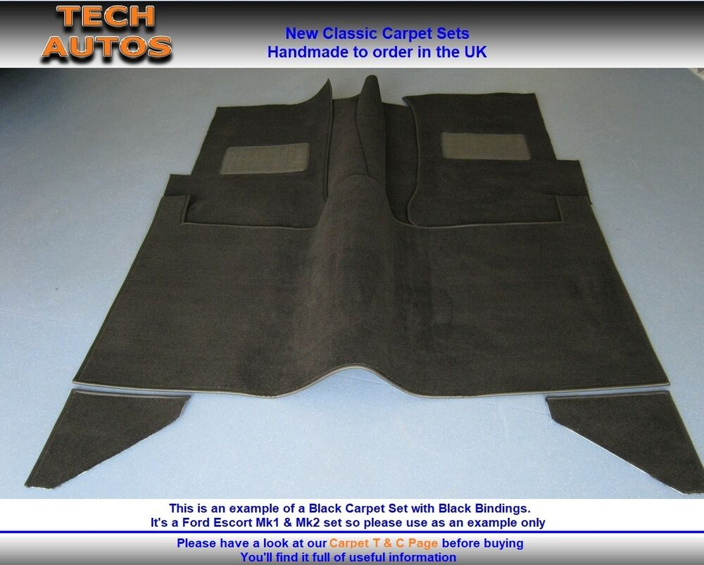 Ford Escort Mk2 Carpet Set Handmade To Order Auto Velour EBay