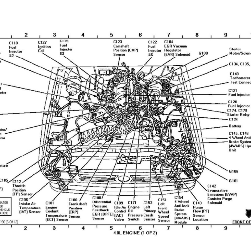 Ford Explorer 4 0L Firing Order Tune Up Wiring And Printable