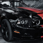 Ford Mustang 4K Wallpaper Sports Cars 5K Black Dark 1227