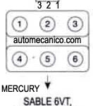 FORD Orden De Encendido Firing Order Vehiculos Motores 6 Cil