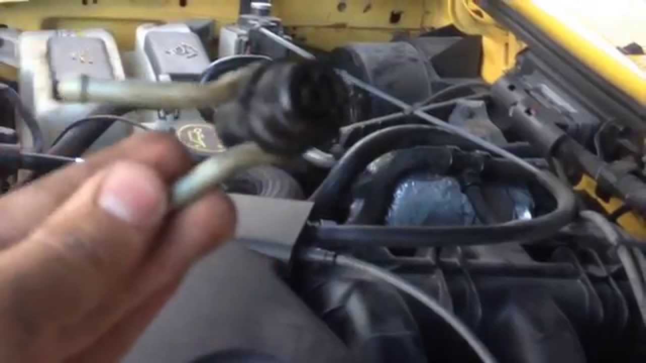 Ford Ranger 2001 PCV Valve Replacement YouTube