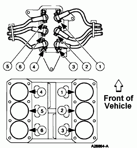 I Have A 2001 Ford E 250 With The 4 2 V 6 What Is The Correct Spark 