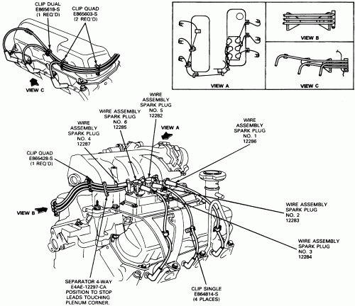 I Need The Firing Order On A 92 Ford Explorer With A 4 0 L V6 Efi 