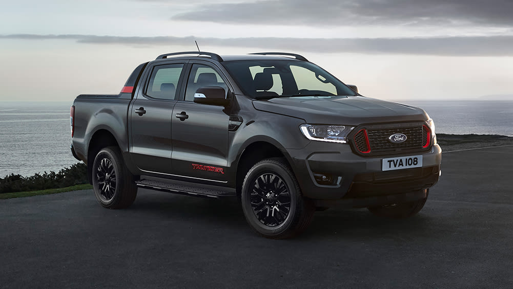 New Ford Ranger Thunder 2020 Detailed Angry Dual cab Ute Slides In