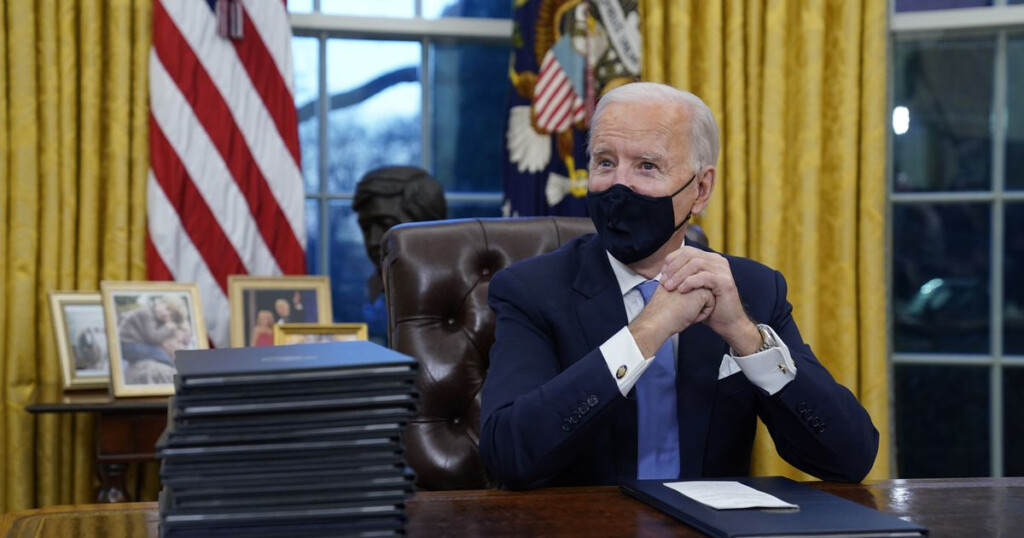 Newly Sworn in President Joe Biden Signed An Executive Order Starting 