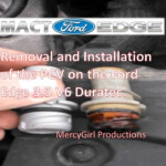 Removal And Replacement Of 2008 Ford Edge PCV Valve 3 5 Engine YouTube