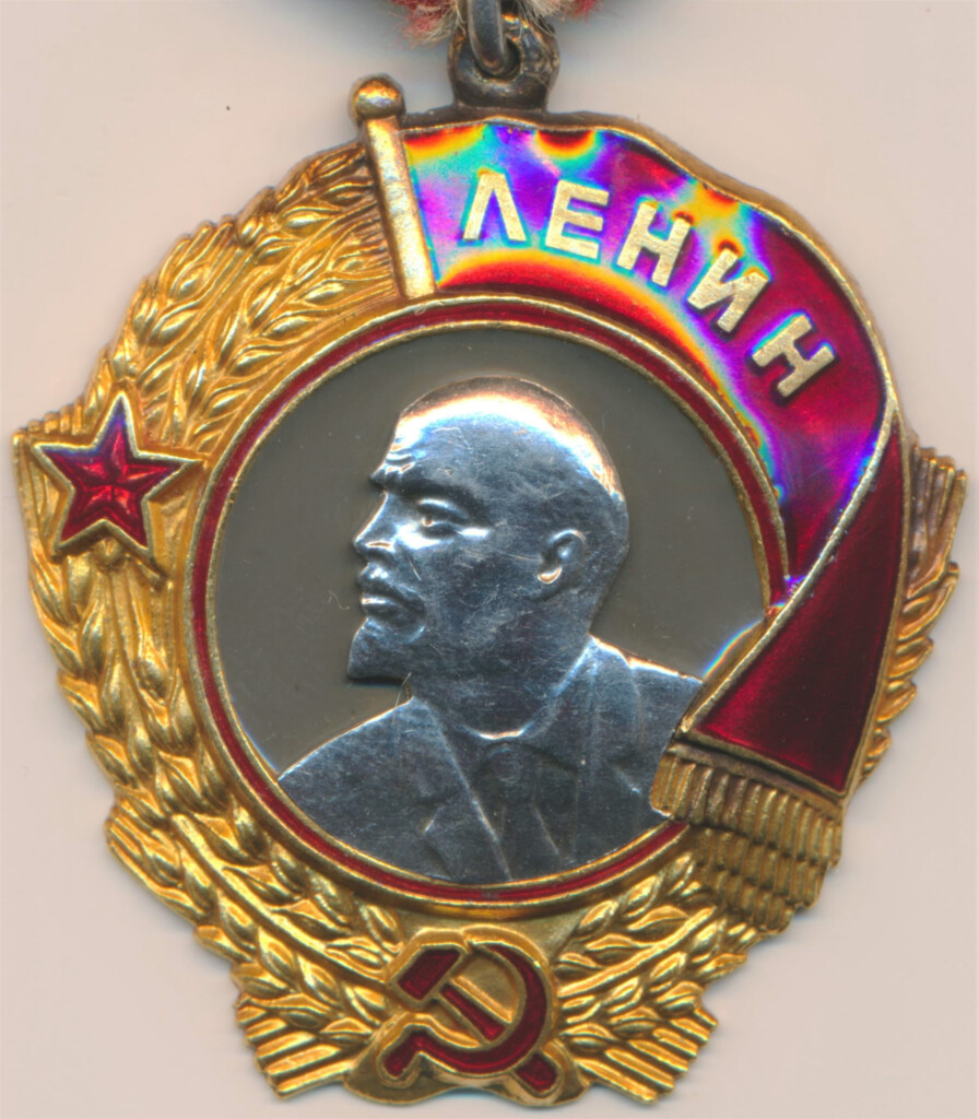 Soviet Order Of Lenin 65843 In Excellent Condition With Flawless Enamel