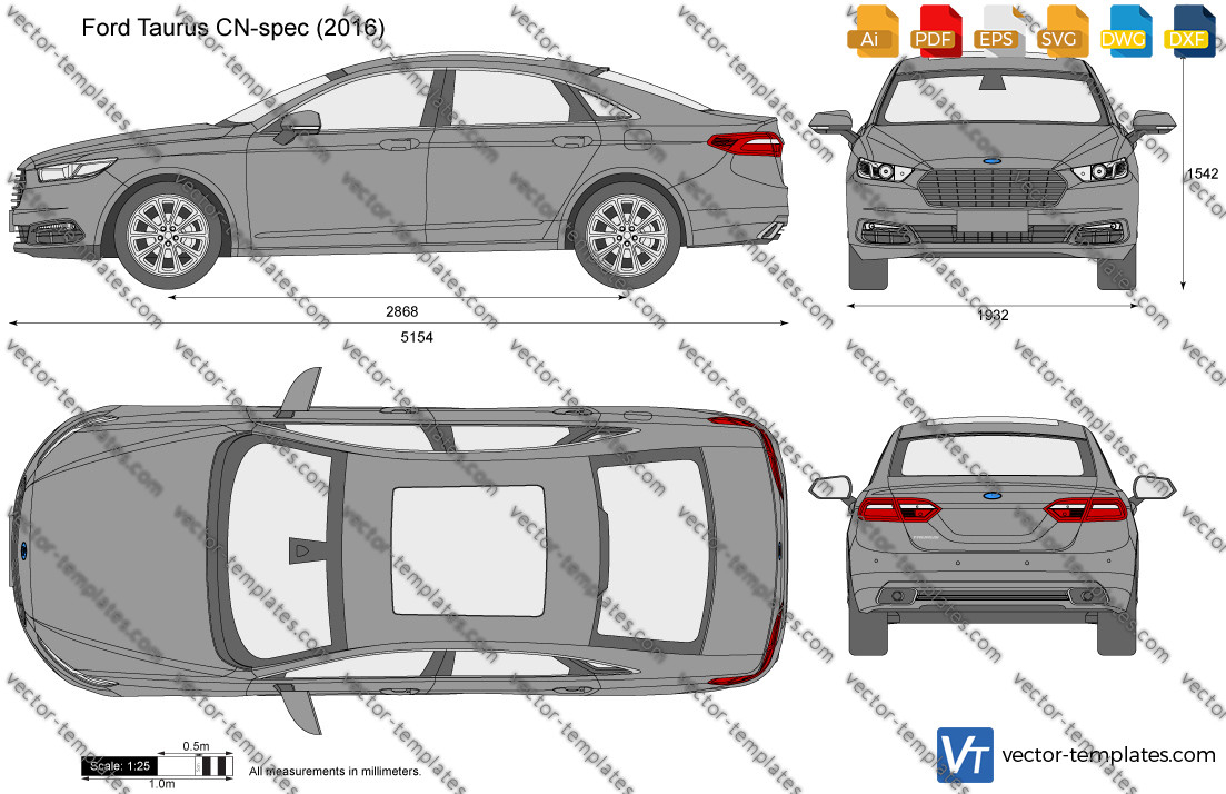 Templates Cars Ford Ford Taurus CN spec