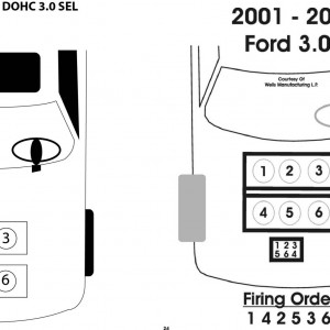 2001 Ford Taurus 3 0 Dohc Firing Order Wiring And Printable