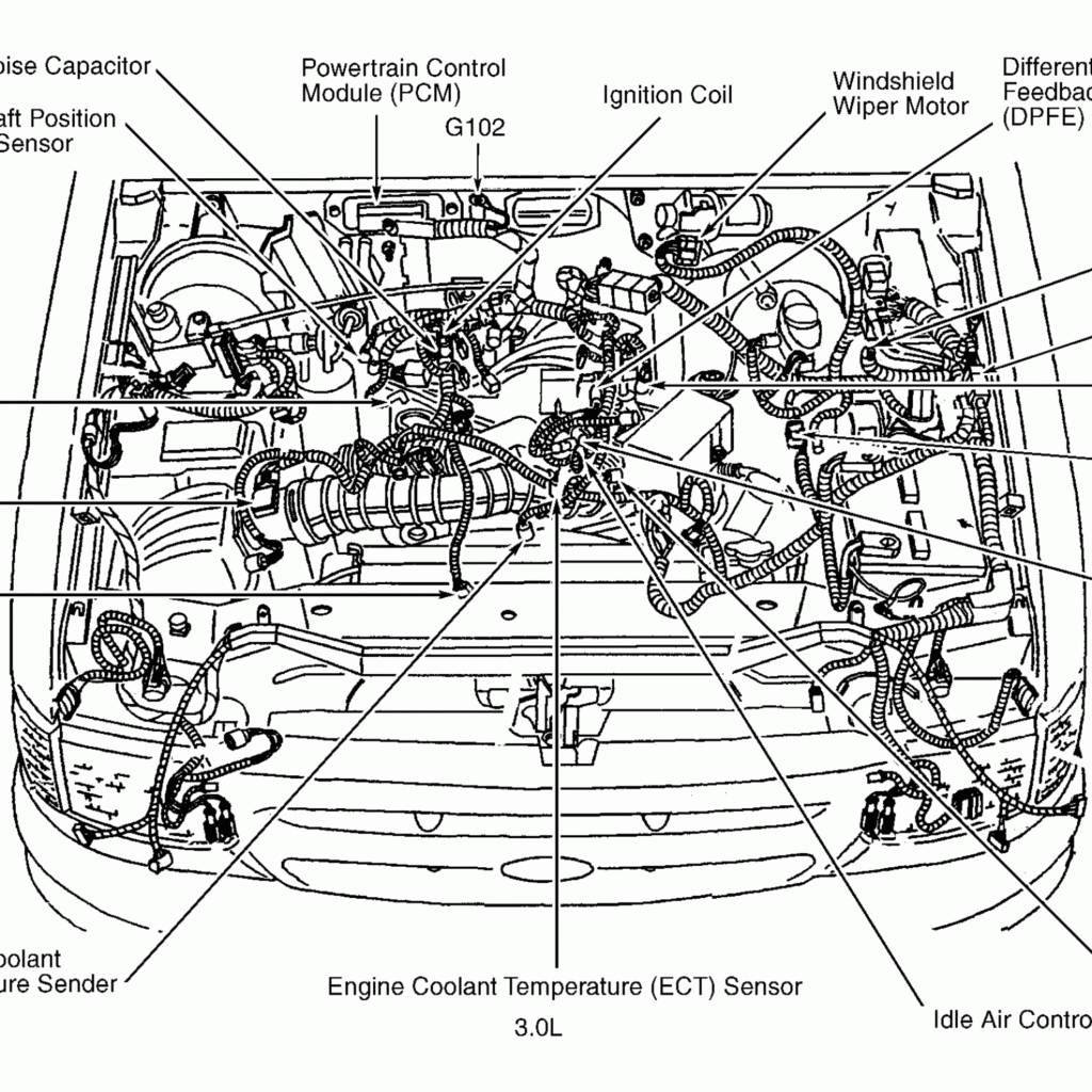 2004 Ford Taurus 3 0 Firing Order Wiring And Printable