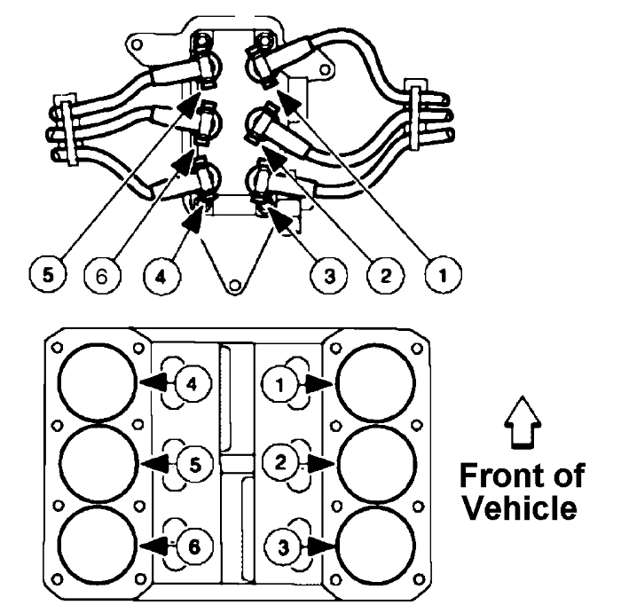 Firing Order Ford E150 I Want The Diagram For The Spark Plugs 