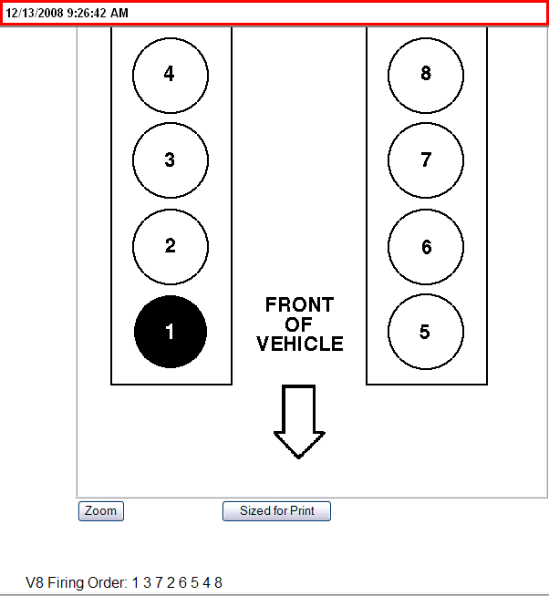 I Need To Know The Firing Order For A 2003 Ford Expedition It 39 s 