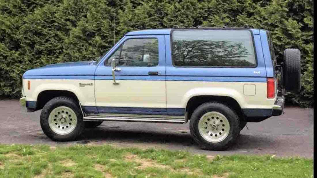 1987 Ford Bronco II SUV Blue 4WD Automatic For Sale Ford Bronco II 