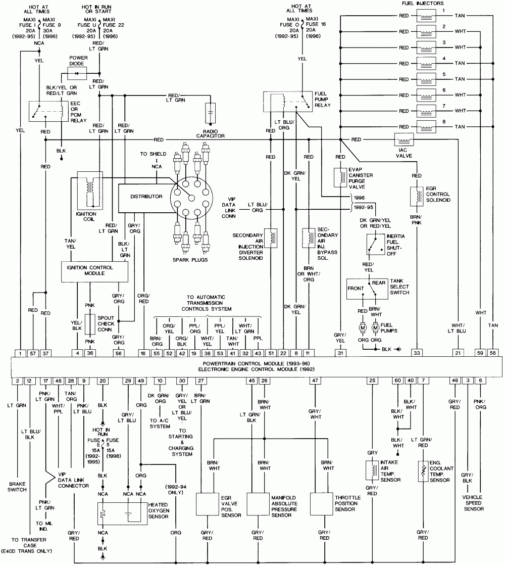 1988 Ford 460 Firing Order Wiring And Printable