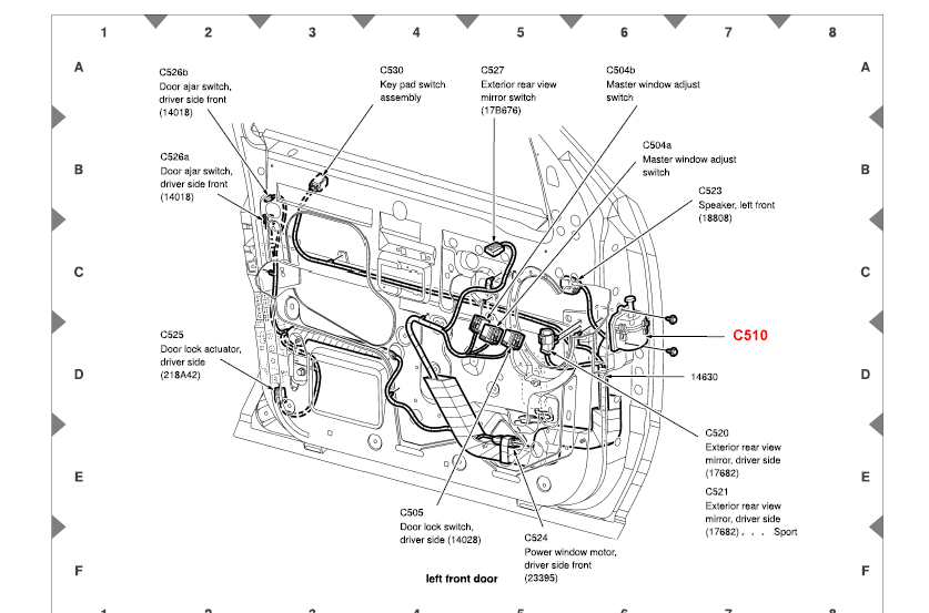 1994 Ford Explorer Door Lock Wiring