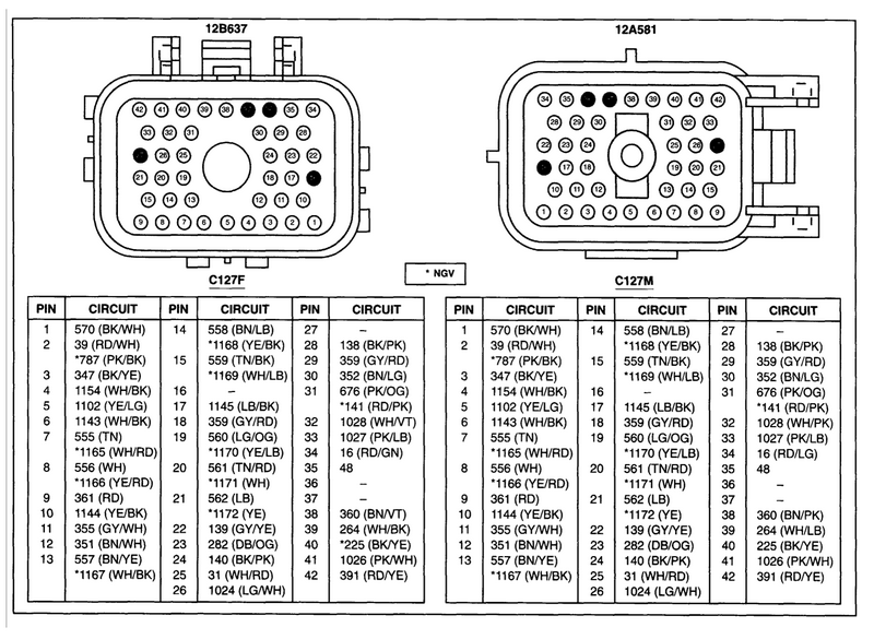 2001 Ford Crown Victoria Engine Diagram