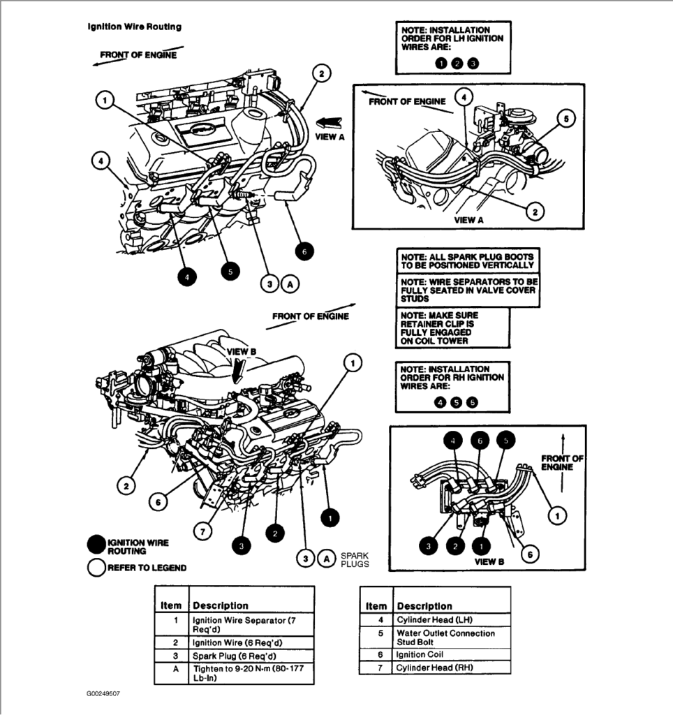 2001 Ford Mustang 3 8 V6 Firing Order Wiring And Printable