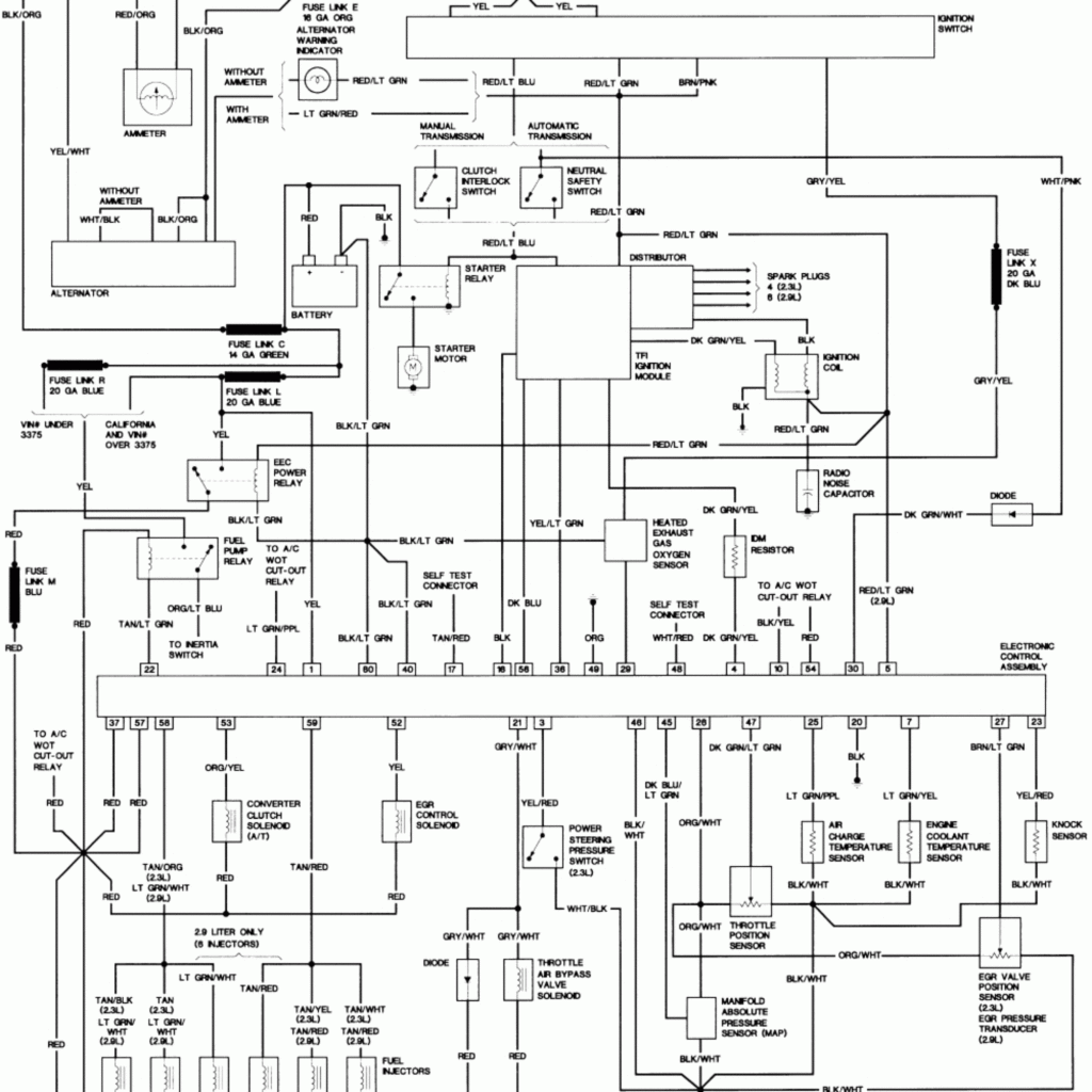 88 Ford Ranger 2 9 Firing Order Wiring And Printable