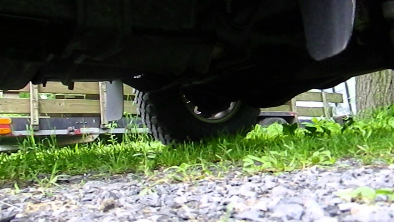 93 Ford Ranger 4 0 Muffler Disconnected YouTube