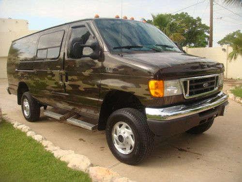 Buy Used 2007 FORD ECONOLINE CAMOUFLAGE QUIGLEY 4X4 EXTENDED VAN