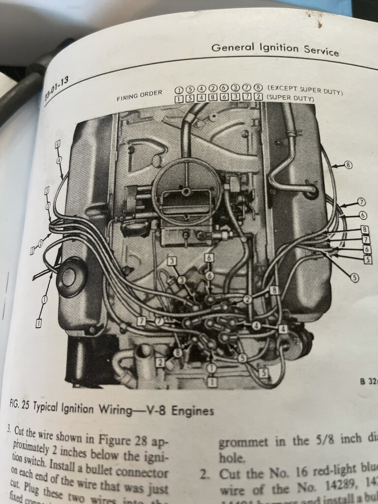 Firing Order For A 1972 Ford F100 With Speak Plug Wiring Diagram That 