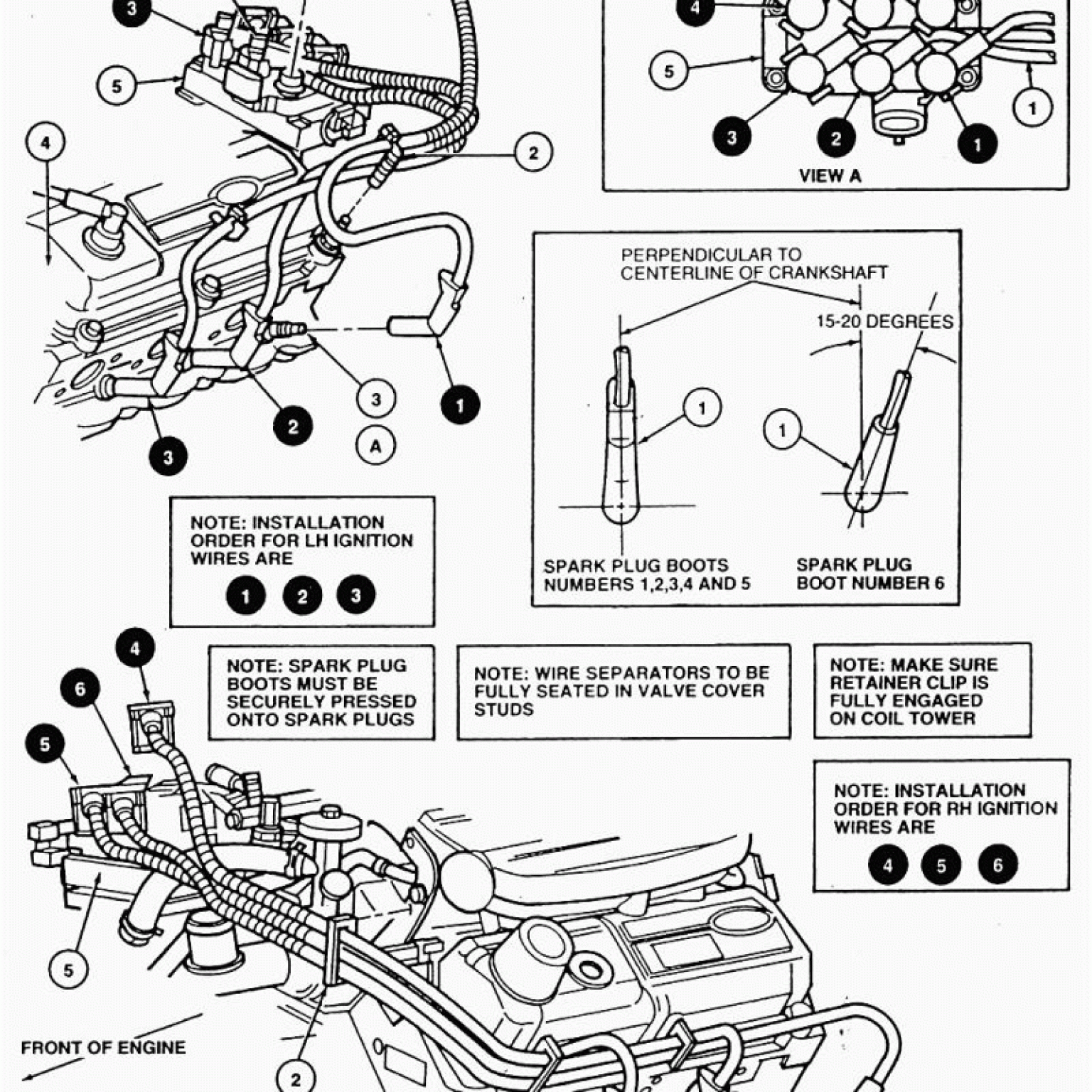 Ford 4 2 Firing Order Diagram Wiring And Printable