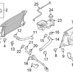 Ford F 350 Super Duty Radiator Coolant Hose 6 2 LITER F250 F350