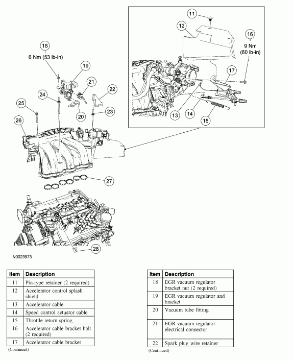 How Do I Get To The Rear Spark Plugs On 2006 Ford Taurus 